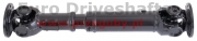 propshaft środek mercedes G-Class, l=500mm, 2x flange 100mm din57mm 8x8mm