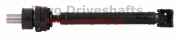 wał napędowy przód mitsubishi pajero sport, l=680mm, flansza sae45mm + przegub (tuleja 25 frezów + 1 wycięty)