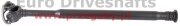 propshaft front mercedes c w204 4-matic, l=674mm, flange 96mm 4x10mm + sleeve 20 splines + 2 wycięte