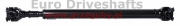 wał napędowy tył toyota land cruiser hzj105, l=1100mm, 2x flansza 66x66