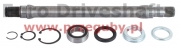 honda (p) wałek półosi + łożysko crv iii 2.0 (a.t.), frezy 27-27, l=378mm