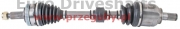 kia sportage (l) 2010-15 front driveshaft 2.0 crdi (6 a.t.), l=675mm