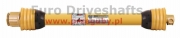 PTO Shaft lemon tube  23.8 x 61.3 l=1210mm, l1=1010mm, 6/6 spline 34.9mm/34.9mm (1 3/8