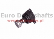 cv joint(30-100) 3 bolts, mitsubish end CV joint, +shaft, tube 50.8x1.64mm, holes 3x10mm, outlander, pajero, l200