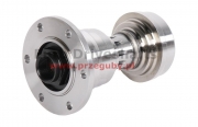 midship assembly 35mm, 100mm, tube 76.2 x 2.4mm, bearing width 25mm, sae 57mm, 6x8mm, h-124.5mm (msa3510076)