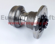 midship assembly 70mm, 180kv tube 130 x 6mm, bearing width 30mm, 4x15mm, h-155mm, secured by nut (msa70180130kv-w)