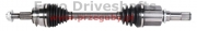 mazda (l) front driveshaft cx-3 (dk) 2.0 skyactiv-g 2wd/awd (a.t.), l=622mm