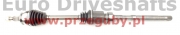 mazda cx-5 4wd (p) front driveshaft 2.5 skyactiv-g 2013-2016 (a.t) l=1025mm