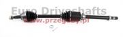 nissan qashqai (p) front driveshaft 1.5 dci 2wd (m.t.), l=942mm - odm