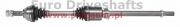 nissan x-trail (p) front driveshaft t31 2.5, renault koleos i 2.5 4wd (a.t.), l=968mm