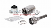 шрус(20-68) h=101mm,z kompensacją długości, dacia środkowy, do wspawania r.60x2mm, + wałek r.60x2mm, łoż.30mm, duster
