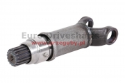 Sleeve assembly 27 x 74.6 tube 50 x 3mm, l=180mm, teflon on spline 