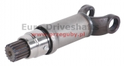 Sleeve assembly 27 x 74.6 tube 52 x 3.5mm, l=180mm, teflon on spline