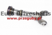 Sleeve assembly 30.2 x 106.3 center bearing 40 tube 76.2 x 2.4mm, l=240mm, cb 40mm, iveco daily, spicer