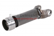 Sleeve assembly 34.9 x 106.3 tube 80 x 3.5mm, l=298mm, high quality, teflon on sleeve, rolled spline