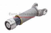 złącze przesuwne 35 x 96.8 rura 70 x 3mm, l=261mm, wysoka jakość, teflon na tulei, walcowany frez
