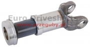 złącze przesuwne 35 x 96.8 rura 88.9 x 2.4mm, l=260mm, teflon na tulei, walcowany frez