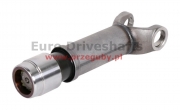 Sleeve assembly 30.2 x 81.8 tube 60x 2mm, l=243mm, high quality, teflon on sleeve, rolled spline