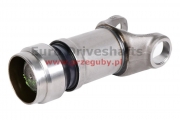 złącze przesuwne 59 x 167.6 rura 130 x 7.5mm, l=315mm, wysoka jakość, teflon na tulei, walcowany frez