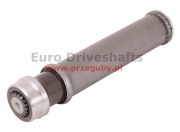 Sleeve assembly/ fixing end 38mm do modyfikacji, 18 splines, l-282mm, la-180mm, tube 63.5x2.4, teflon na tulei