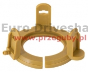 SLIDE - PLASTIC SHIELD BEARING - TUBE DIAMETER 75mm + 80mm; for slide 54mm - zielone osłony;