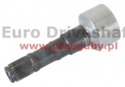 wałek przegubu z wieloklinem - 21 шлицевой конец do przegubu ch077y-b, pod rurę 50.8mm x 1.6mm, dł.шлицевой конецu 25mm