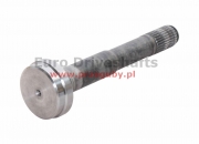 Splined stubshaft - 25 splines to the cv joint cvj101/ ch501, for tube 65mm x 2mm