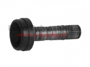 Splined stubshaft - 26 splines to the cv joint me262, for tube 63.5mm x 1.63mm