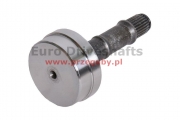 wałek przegubu z wieloklinem - 20 шлицевой конец do przegubu vo86/ me734, pod rurę 63.5mm x 1.63mm