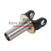 Propshaft sleeve on gearbox side 27 x 81.8 nissan 28 splines + 2 wycięte, śtube  zew. tulei 42mm, śtube  wew. tulei 32.2mm, l-155mm