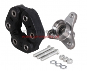 flange trójramienna przegubu gumowego + rubber joint 110mm, porsche, vw, hole 6 x 12mm, h-40mm, tube 60 x 2mm, tulejka centrująca 16mm