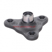 flange trójramienna przegubu gumowego 110mm iveco, sae 69.9, hole 3x12mm, h-27mm , +tc-iv (flange montowana między rubber joint i flangeę wspawaną w rurę)