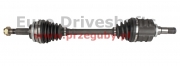 toyota (l) front driveshaft avensis 1.8 (t25) 2003-08, l=650mm