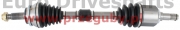 toyota (l) front driveshaft corolla verso 1.6/1.8 2004-09, l=650mm