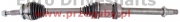 toyota (p) передняя полуось rav4 iii 2.0 2009- 2wd (a.t.), l=965mm