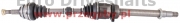 toyota (p) front driveshaft avensis 2.2 d4d (t25), corolla verso, l=980mm