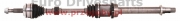 toyota (p) front driveshaft avensis 2.0 (t27), l=960mm