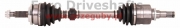 toyota (l) front driveshaft avensis 1.6/1.8 (t27), l=675mm