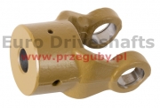 round bore yoke  27 x 70 round hole  - śtube 22mm, h-92mm