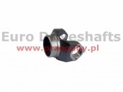 tube yoke 49.2 x 154.8 tube 101.6 x 3.4mm, h-75mm, renault, daf, lock plates