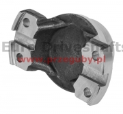 złącze rurowe 7c otwory bez gwintu rura 88.9 x 3.4mm, mechanics, h-54mm
