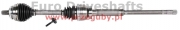 volvo (p) front driveshaft xc70 2.5 t5/d5, s60 awd (m.t.), l=1025mm