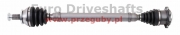 vw - skoda - seat (p) передняя полуось polo, skoda fabia, roomster, seat ibiza, cordoba, l=760mm