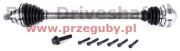 vw golf v (p) передняя полуось audi, seat, skoda 1.8 tsi/2.0 tdi/2.0 tsi, l=792mm