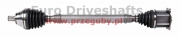 vw (p) front driveshaft arteon, passat b8, touran, skoda superb iii 2.0 tdi dsg, l=775mm