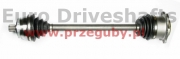 vw (p) front driveshaft passat (b5) 1.8t/1.9tdi, audi a4 (b5) 1.9tdi, l=620mm