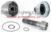 cv joint(32-94) h-65mm, vw, porsche middle CV joint, to weld on tube 70mm +shaft tube  50x2.5mm, bearing30mm, touareg, cayenne (msapc)