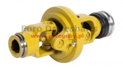 przegub dwukrzyżakowy 23.8 x91 / 27x74.6 h=95 l=330 d=155, 8 шлицевой конец 38mm (1 1/2