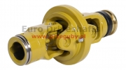 przegub dwukrzyżakowy 27x94 / 32x76 h=105 l=355 d=165, 6 шлицевой конец 34.9mm (1 3/8