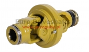 przegub dwukrzyżakowy 32x106.3 / 36x89 h=115 l=360 d=182, 6 шлицевой конец 34.9mm (1 3/8